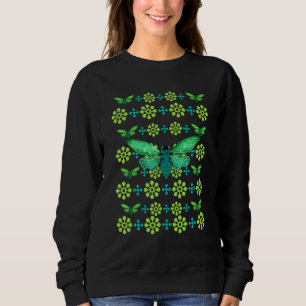 Cicada Green Pattern Swarm Brood Insect Natuur Sty Trui