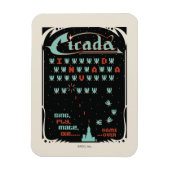Cicada Invada Magneet (Verticaal)