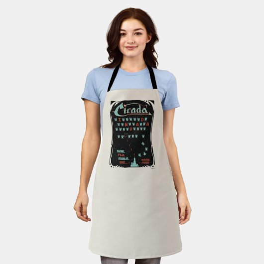 Cicada Invada Schort (Gedragen)