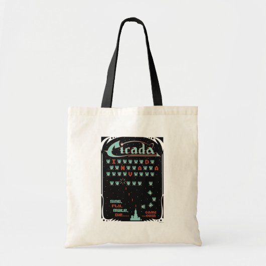 Cicada Invada Tote Bag (Voorkant)