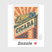 Cicada Invasion 2024 Brief Pers Sticker (Vel)