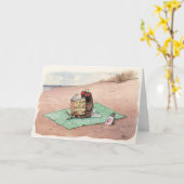 Cicada-kaart Kaart (Gele Bloem)