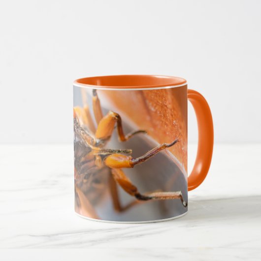 Cicada Mania Magicicada Orange Mug (Devant droit)