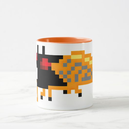 Cicada Mania Pixel Cicada mug (Centre)