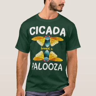 Cicada Palooza Brood X 2021 Entomologie Bug Love T-shirt
