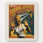 Cicada schreeuwende dame 2024 muismat (Voorkant)