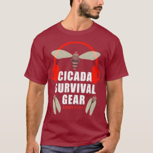 Cicada Survival Gear Hoofdtelefoon Brood X 2021 T-shirt
