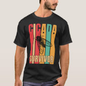 CICADA SURVIVOR Retro T-shirt (Voorkant)