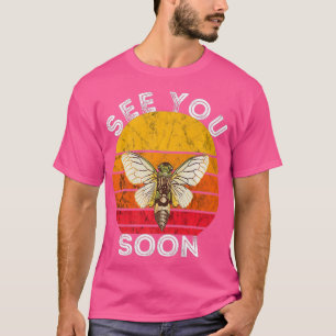 Cicada Tot ziens Magicada broed insect T-shirt
