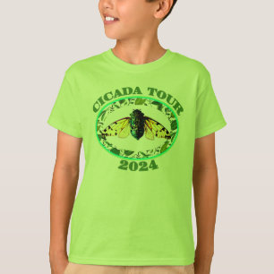Cicada Tour 2024 Insect Lover Broods XIII en XIX T-shirt