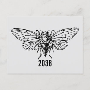 Cicadas 2038 briefkaart