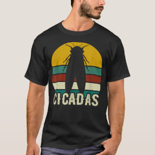 Cicadas Funny Insect Lover Retro Cicada T-shirt