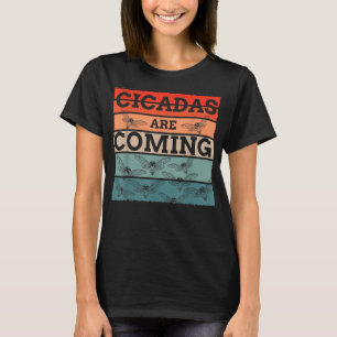 Cicaden komen naar Brood X zwerm USA Insect cicade T-shirt