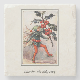 Cicely Mary Barker December Fairy Stenen Onderzetter