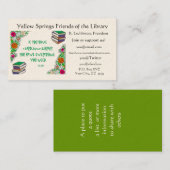 Cicero LILibrary Quote Regular Visitekaartje (Voorkant / Achterkant)