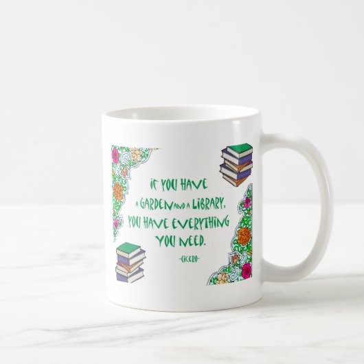 Cicero's offerte op bibliotheken koffiemok (Rechts)