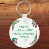 Cicero's offerte op bibliotheken sleutelhanger (Voorkant)