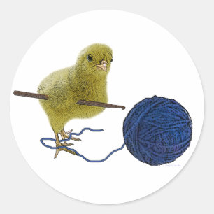 Cick qui crochet autocollant rond
