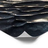 Ciculaire opening in een ijskolf poster (Hoek)