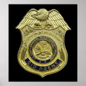 CID AGENT BADGE AMERICAN US USA Army Criminal Inve Poster (Voorkant)
