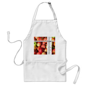 Cider Words Apron Standaard Schort
