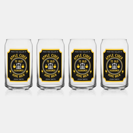 Cidre Apple rustique personnalisé (Recto)