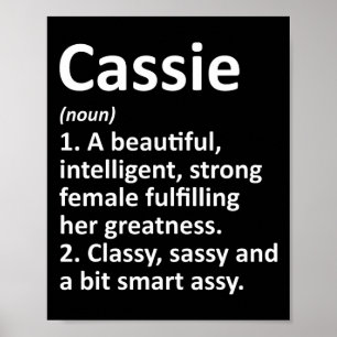 CIE-definitie Gepersonaliseerde naam Grappig Poster