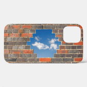 Ciel à travers un trou dans un mur de brique Coque (Verso (horizontal))