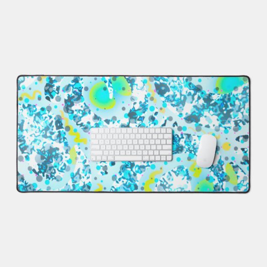 Ciel bleu abstrait des points de déversement (Clavier et souris)