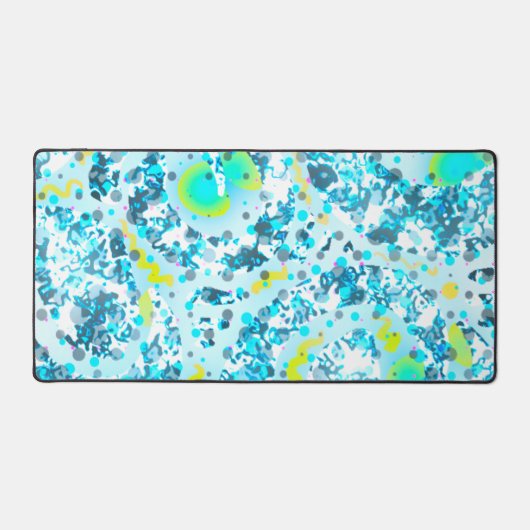 Ciel bleu abstrait des points de déversement (Recto)