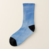 Ciel bleu avec nuages blancs Abstrait Nature Photo (Gauche - extérieur)