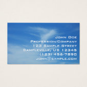 Ciel bleu avec nuages blancs Abstrait Nature Photo (Devant)