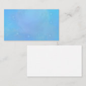 Ciel bleu Cartes de visite (Devant / Derrière)