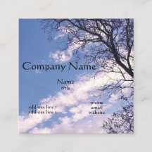 Ciel bleu Cartes de visite