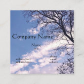 Ciel bleu Cartes de visite (Devant)