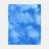 Ciel bleu ciel, couverture en polaire, moyen 50" x (Devant)