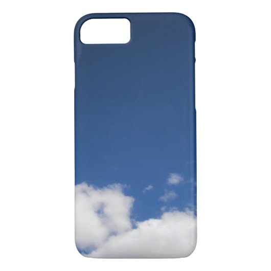 Ciel bleu et nuages blancs iPhone 7 Coque (Dos)