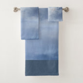 Ciel bleu magique avec cygnes volants (En situation)