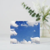 Ciel bleu nuages blancs Ciel Modèle (Debout devant)