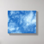 Ciel bleu partiellement nuageux Photo sur toile en (Recto)
