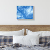 Ciel bleu partiellement nuageux Photo sur toile en (Insitu(Chambre))