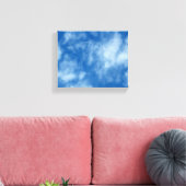 Ciel bleu partiellement nuageux Photo sur toile en (Insitu(Salon))