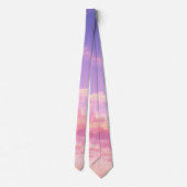 Ciel bleu soleil et nuages fluides Cravates (Dos)