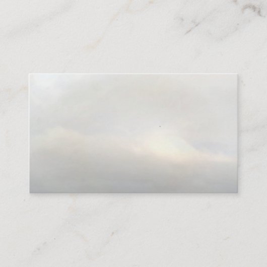 Ciel ciel nuage l'ange spirituel cartes de visite (Devant)