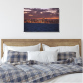 Ciel de Chicago au coucher du soleil impression su (Insitu(Chambre))