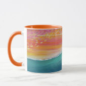 Ciel de coucher de soleil Tasse orange (Gauche)