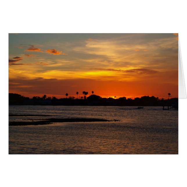 Ciel de cristal bleu et orange (Devant horizontal)