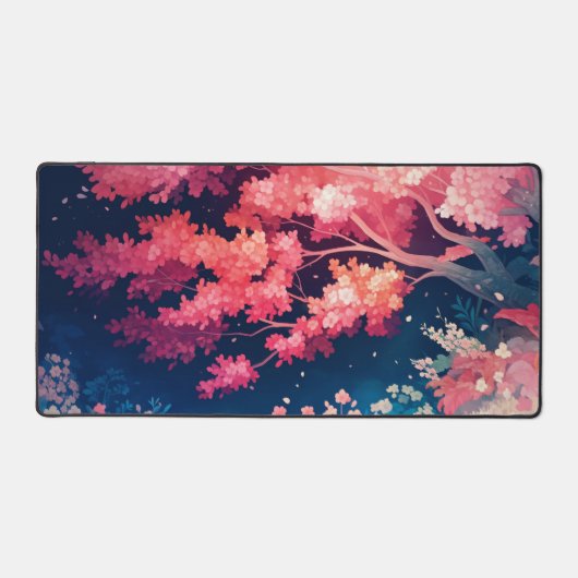 Ciel de minuit aux fleurs de cerisier dramatiques (Recto)