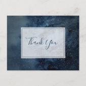 Ciel de nuit céleste avec carte postale Merci de c (Devant)