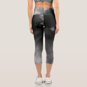 Ciel de nuit Fumée Capri Leggings (Verso)
